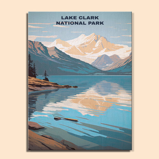 Lake Clark National Park | Paint by Numbers Kit EasyArtJoy
