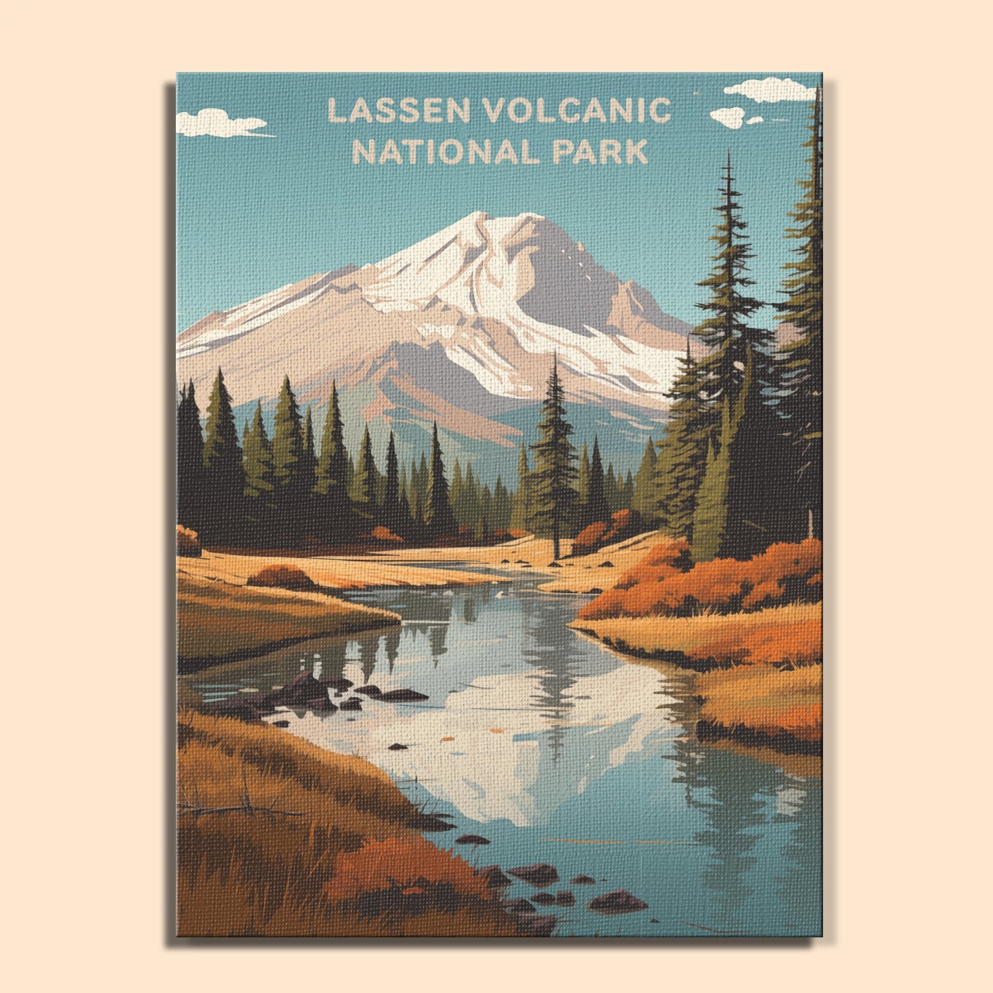 Lassen Volcanic National Park (Original Edition) | Paint by Numbers Kit EasyArtJoy