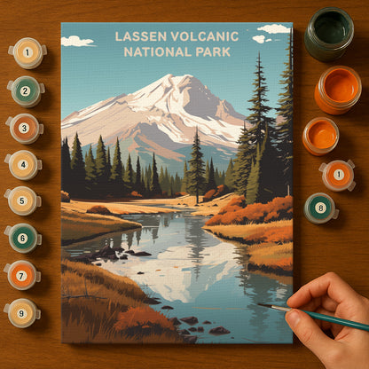 Lassen Volcanic National Park (Original Edition) | Paint by Numbers Kit EasyArtJoy