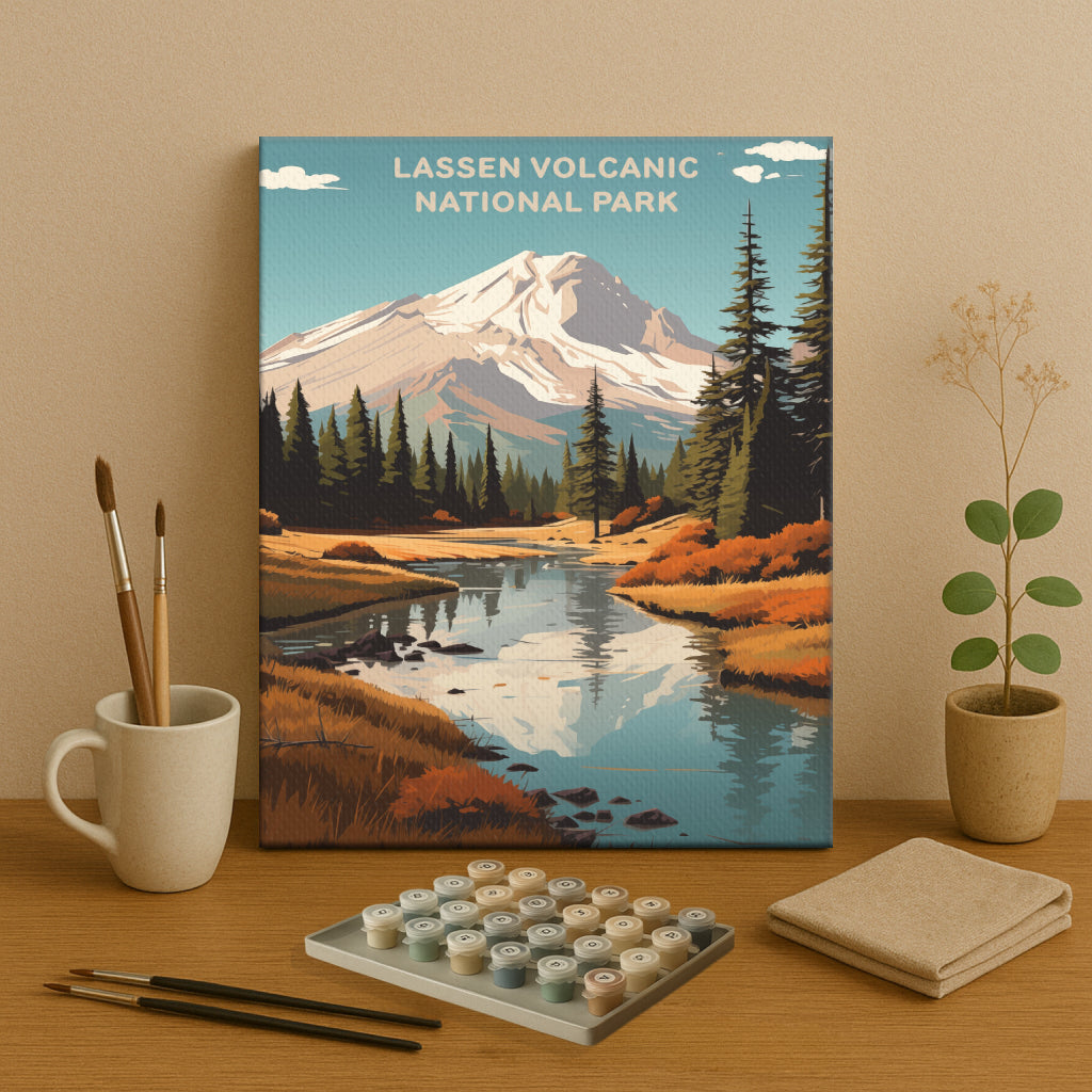 Lassen Volcanic National Park (Original Edition) | Paint by Numbers Kit EasyArtJoy