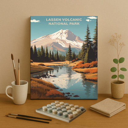 Lassen Volcanic National Park (Original Edition) | Paint by Numbers Kit EasyArtJoy