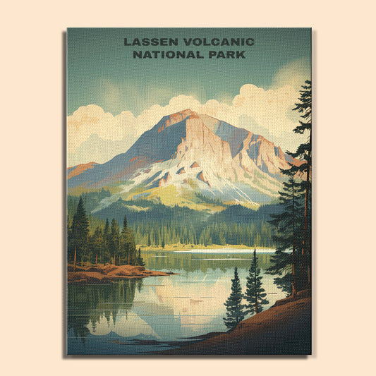 Lassen Volcanic National Park | Paint by Numbers Kit EasyArtJoy