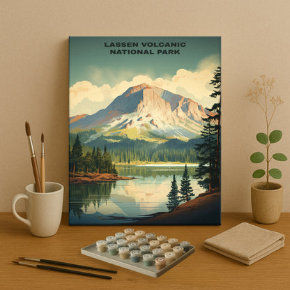 Lassen Volcanic National Park | Paint by Numbers Kit EasyArtJoy
