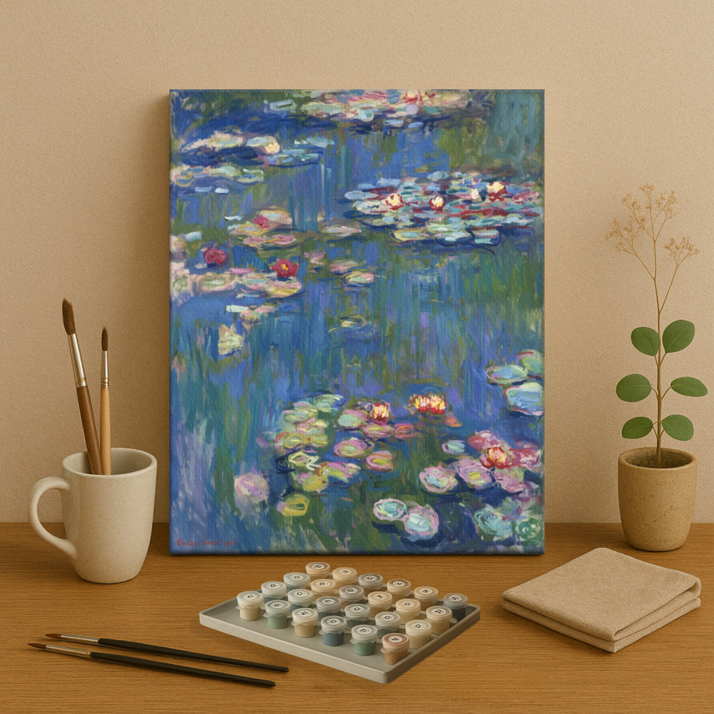 Lily Reflections | Paint by Numbers Kit EasyArtJoy