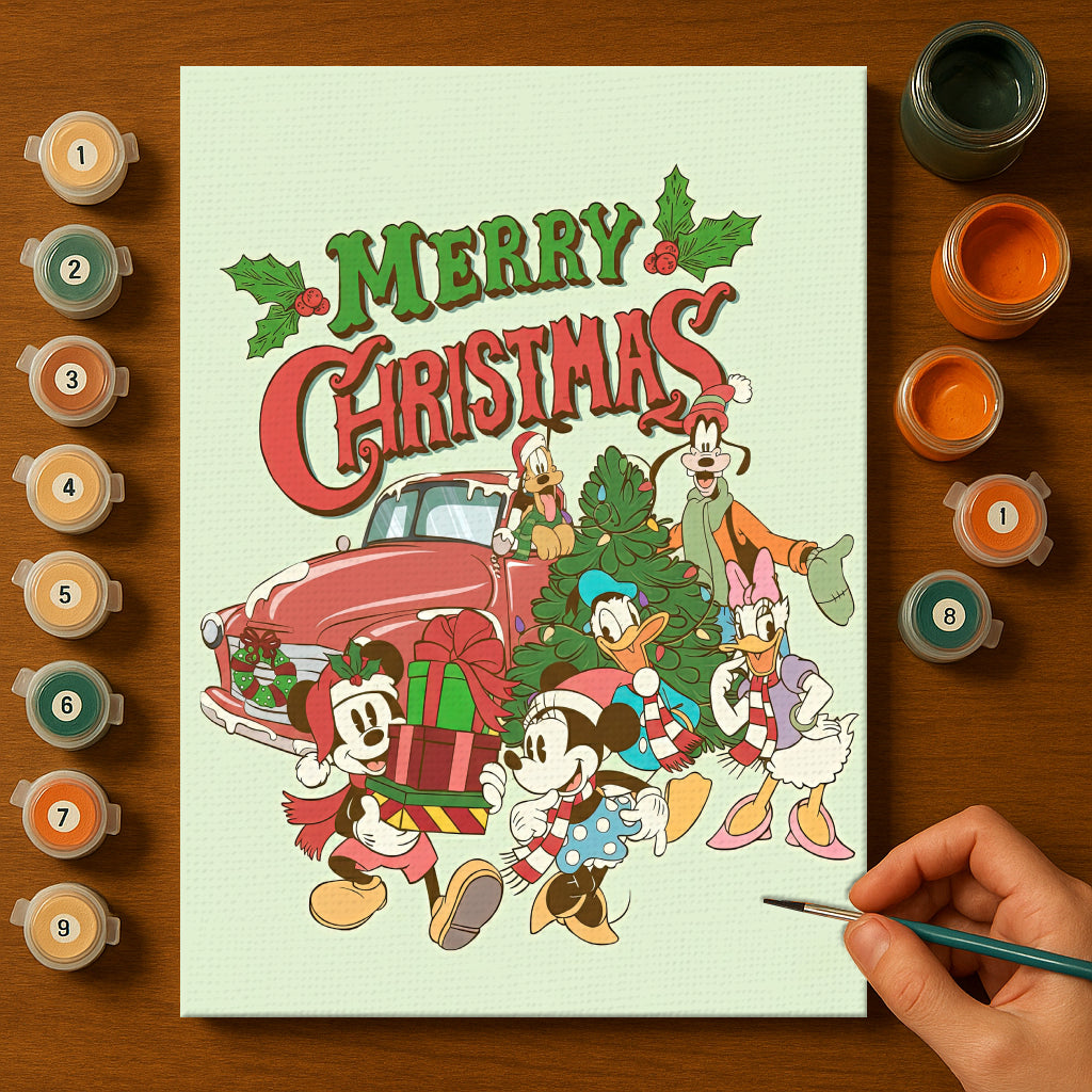 Magical Mouse Friends #21 | Paint by Numbers Kit EasyArtJoy
