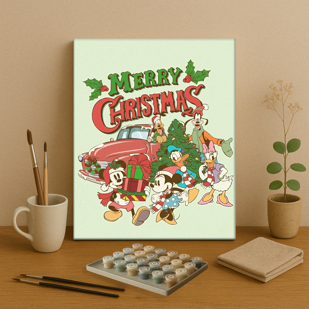 Magical Mouse Friends #21 | Paint by Numbers Kit EasyArtJoy
