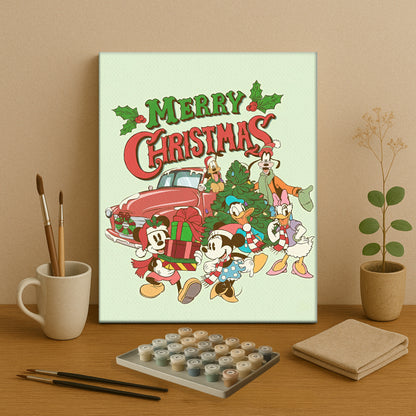 Magical Mouse Friends #21 | Paint by Numbers Kit EasyArtJoy