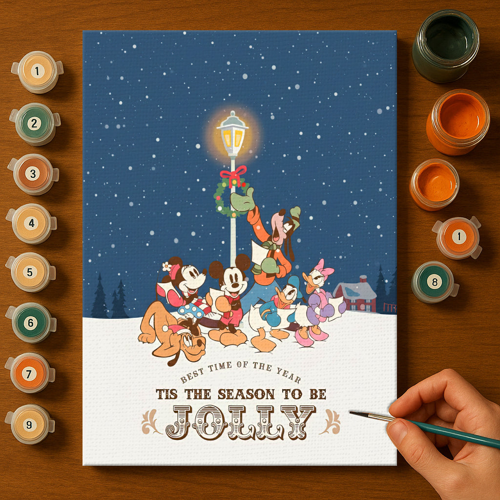 Magical Mouse Friends #22 | Paint by Numbers Kit EasyArtJoy