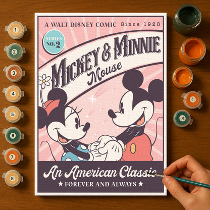 Magical Mouse Friends #23 | Paint by Numbers Kit EasyArtJoy