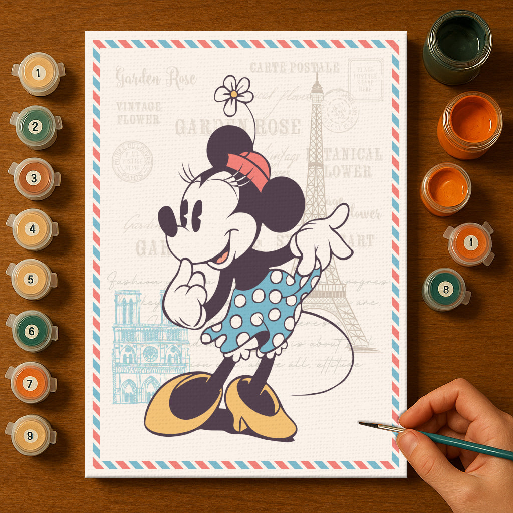 Magical Mouse Friends #24 | Paint by Numbers Kit EasyArtJoy