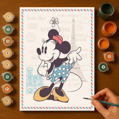 Magical Mouse Friends #24 | Paint by Numbers Kit EasyArtJoy