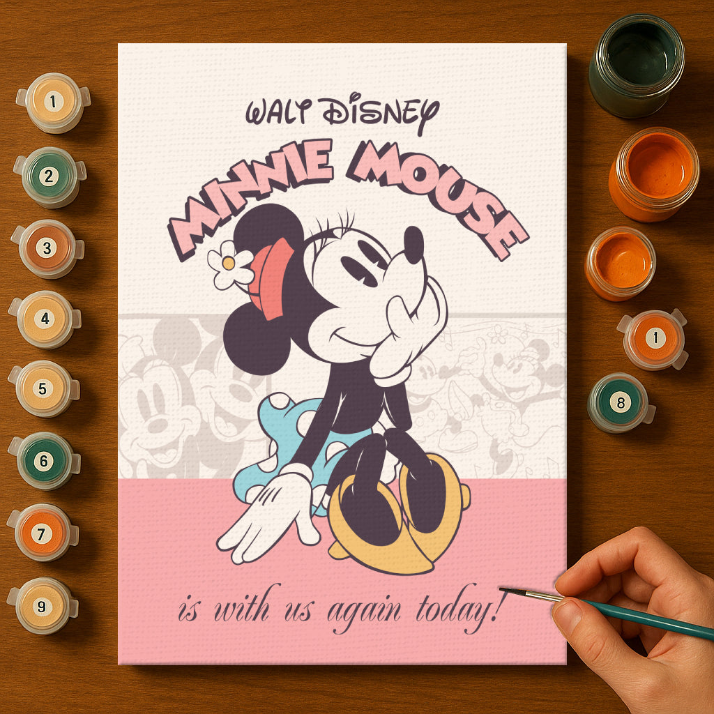 Magical Mouse Friends #26 | Paint by Numbers Kit EasyArtJoy