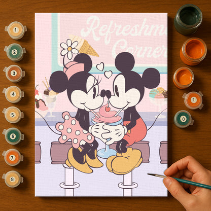 Magical Mouse Friends #27 | Paint by Numbers Kit EasyArtJoy