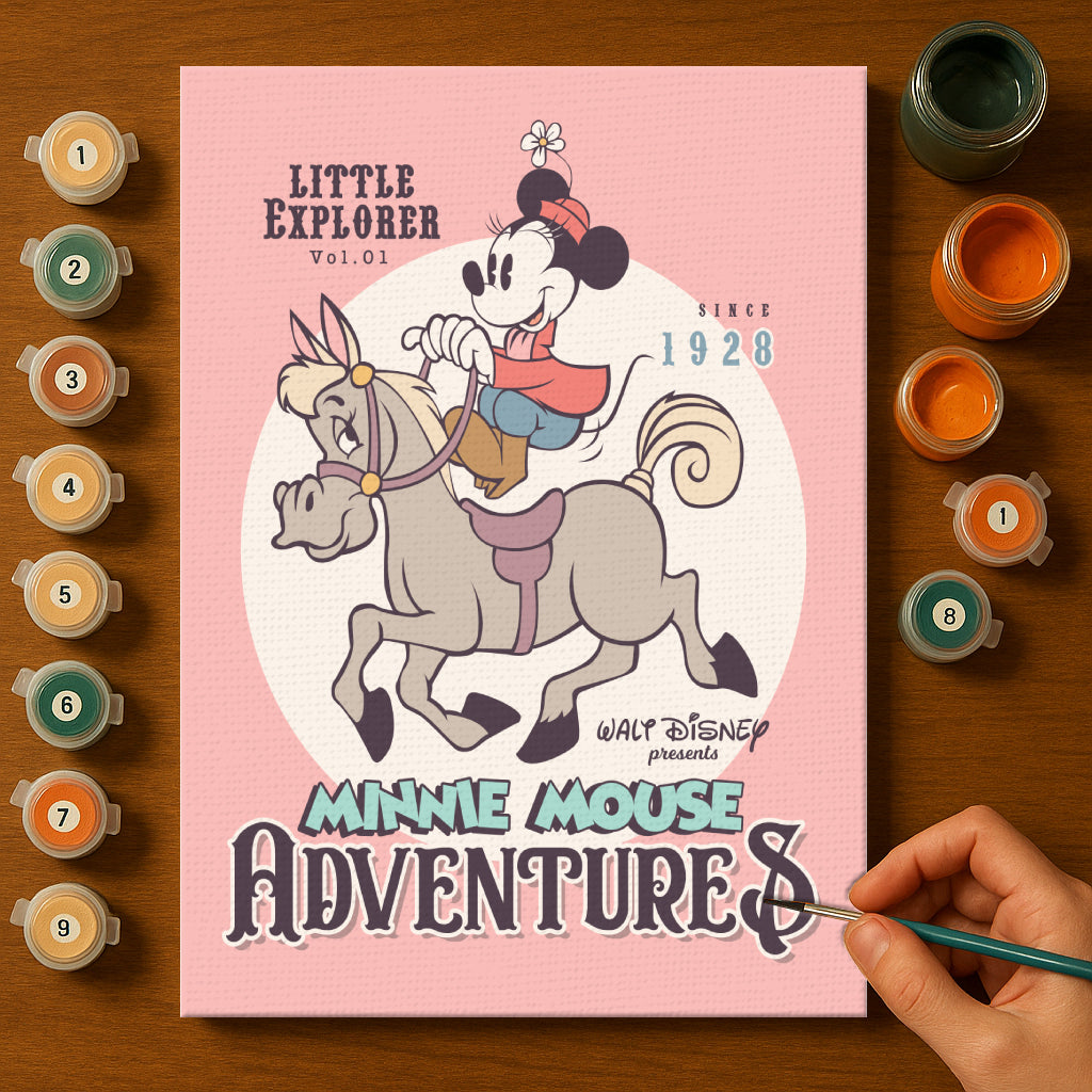 Magical Mouse Friends #28 | Paint by Numbers Kit EasyArtJoy