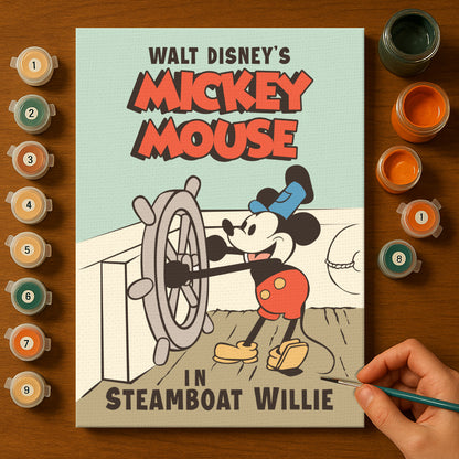 Magical Mouse Friends #2 | Paint by Numbers Kit EasyArtJoy