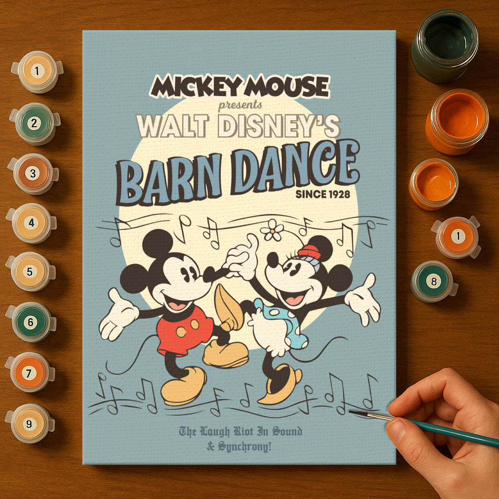 Magical Mouse Friends #3 | Paint by Numbers Kit EasyArtJoy