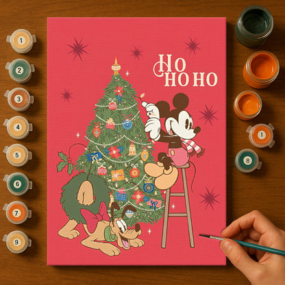 Magical Mouse Friends #40 | Paint by Numbers Kit EasyArtJoy