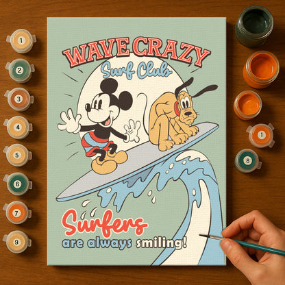 Magical Mouse Friends #4 | Paint by Numbers Kit EasyArtJoy