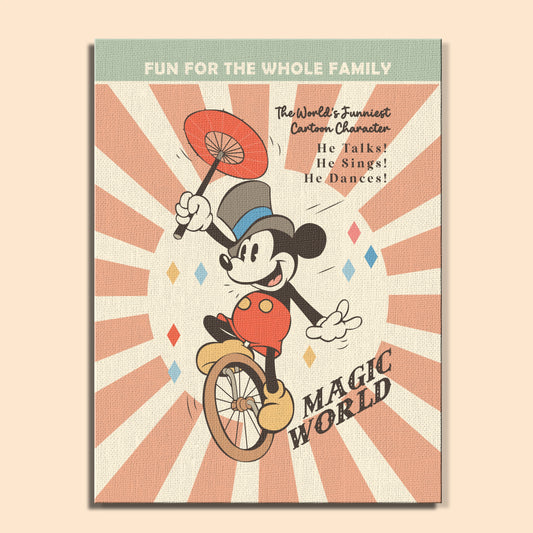 Magical Mouse Friends #6 | Paint by Numbers Kit EasyArtJoy
