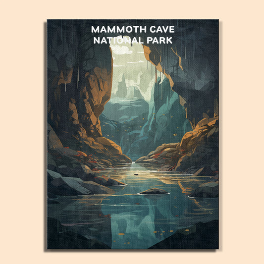 Mammoth Cave National Park (Original Edition) | Paint by Numbers Kit EasyArtJoy