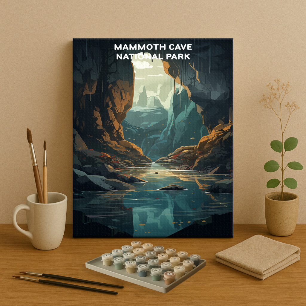 Mammoth Cave National Park (Original Edition) | Paint by Numbers Kit EasyArtJoy