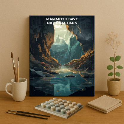 Mammoth Cave National Park (Original Edition) | Paint by Numbers Kit EasyArtJoy