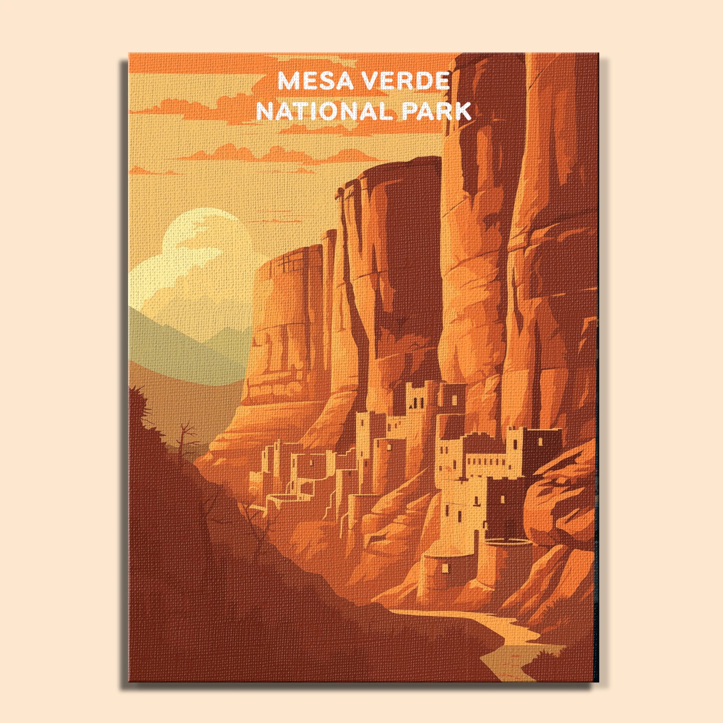 Mesa Verde National Park (Original Edition) | Paint by Numbers Kit EasyArtJoy