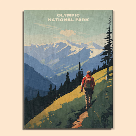 Olympic National Park | Paint by Numbers Kit EasyArtJoy