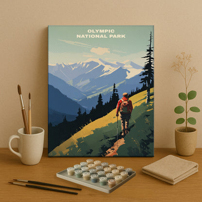 Olympic National Park | Paint by Numbers Kit EasyArtJoy
