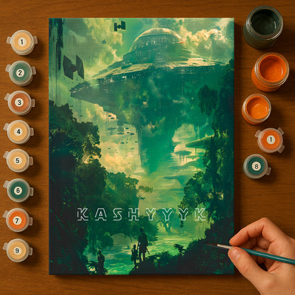 Outer Realms #6 | Paint by Numbers Kit EasyArtJoy