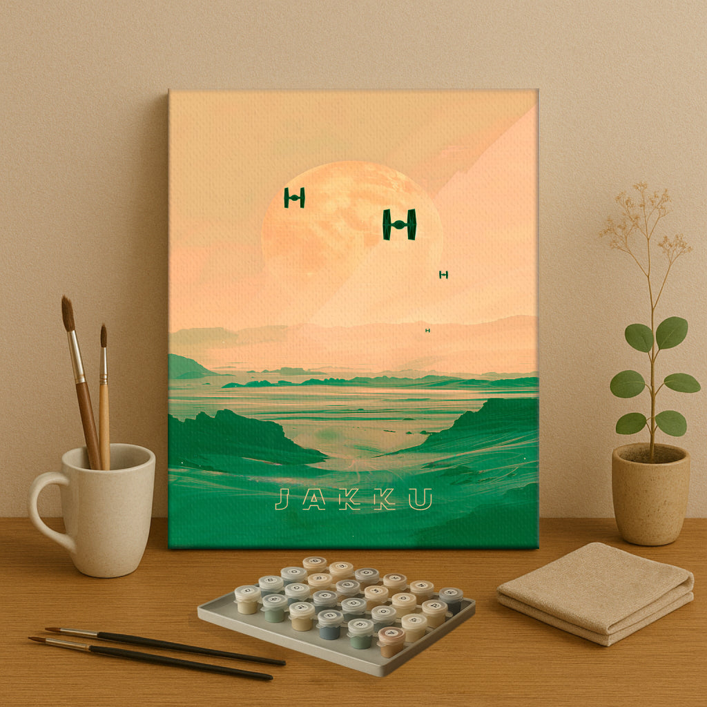 Outer Realms #8 | Paint by Numbers Kit EasyArtJoy