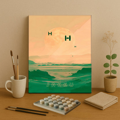 Outer Realms #8 | Paint by Numbers Kit EasyArtJoy