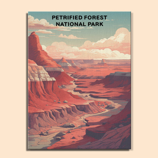 Petrified Forest National Park (Original Edition) | Paint by Numbers Kit EasyArtJoy