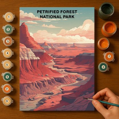 Petrified Forest National Park (Original Edition) | Paint by Numbers Kit EasyArtJoy