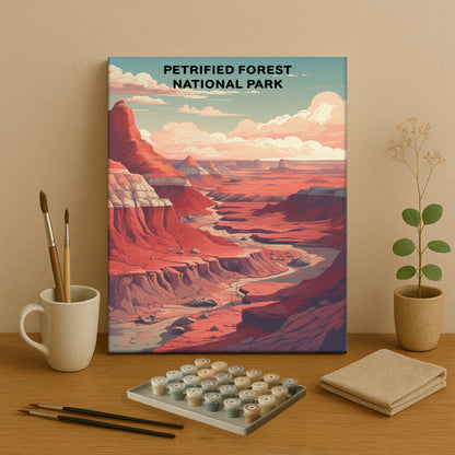Petrified Forest National Park (Original Edition) | Paint by Numbers Kit EasyArtJoy