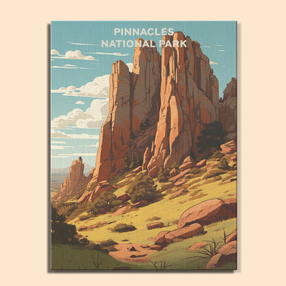 Pinnacles National Park (Original Edition) | Paint by Numbers Kit EasyArtJoy