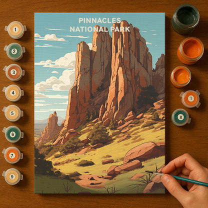 Pinnacles National Park (Original Edition) | Paint by Numbers Kit EasyArtJoy