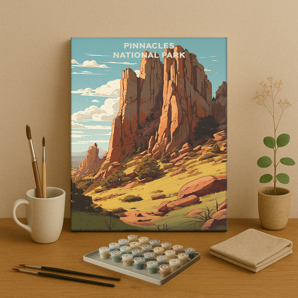 Pinnacles National Park (Original Edition) | Paint by Numbers Kit EasyArtJoy