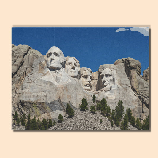Presidents Carved in Stone | Paint by Numbers Kit EasyArtJoy