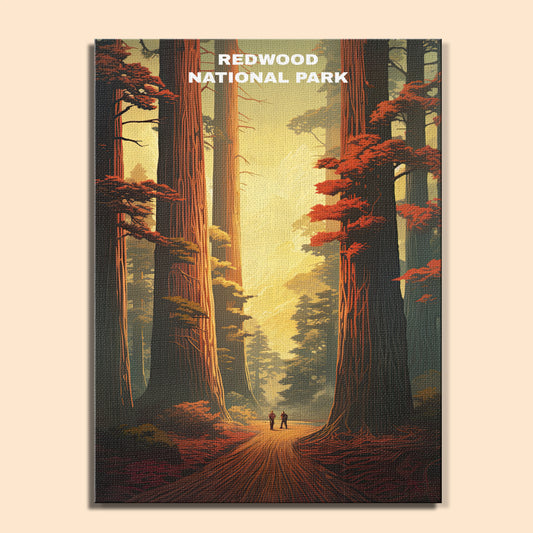 Redwood National Park | Paint by Numbers Kit EasyArtJoy