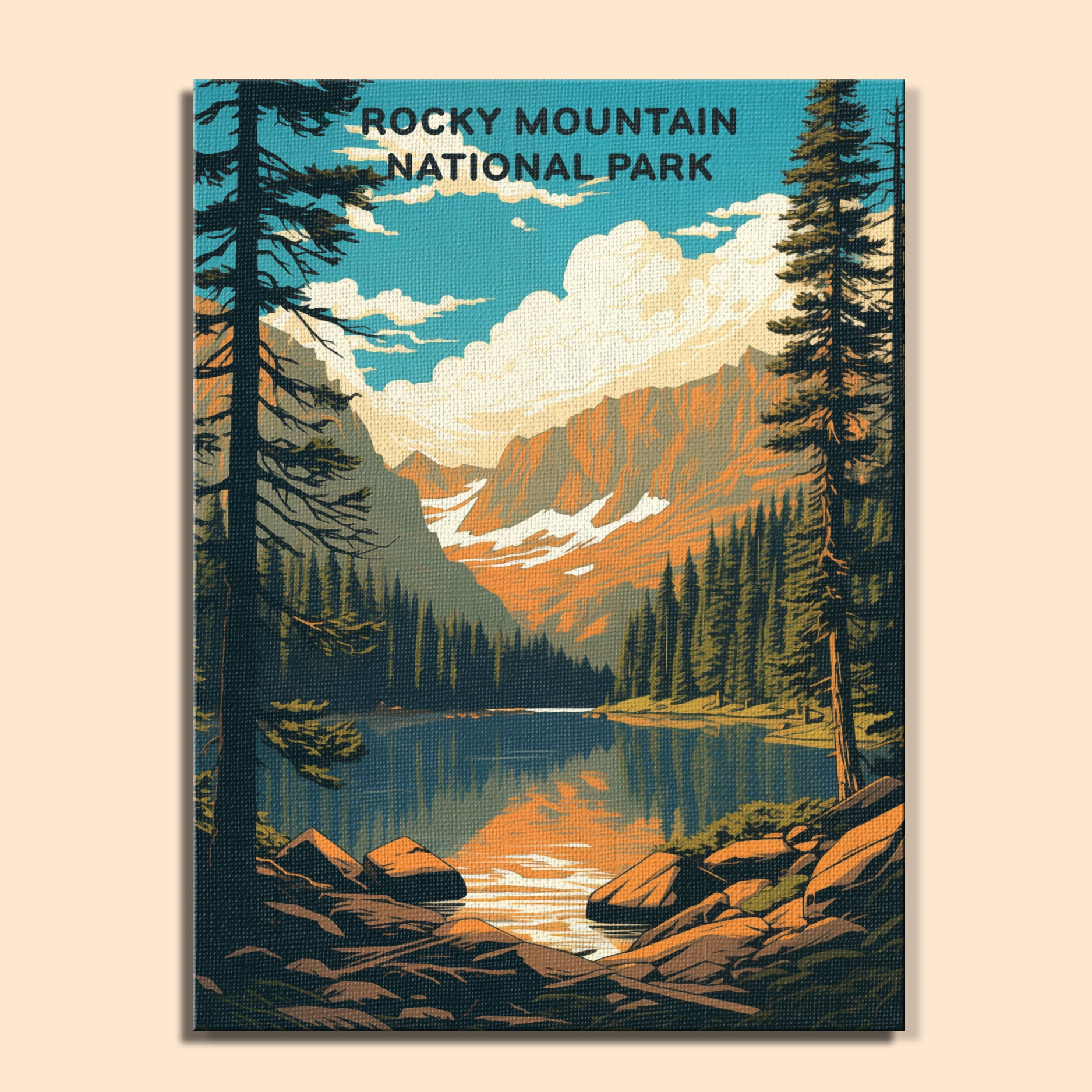 Rocky Mountain National Park (Original Edition) | Paint by Numbers Kit EasyArtJoy