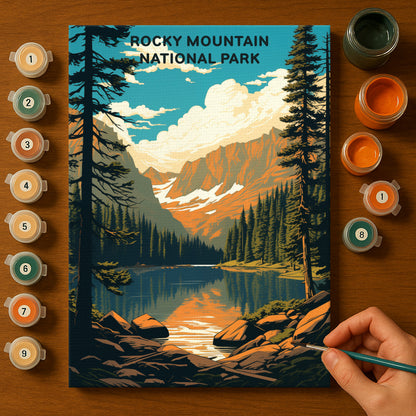 Rocky Mountain National Park (Original Edition) | Paint by Numbers Kit EasyArtJoy
