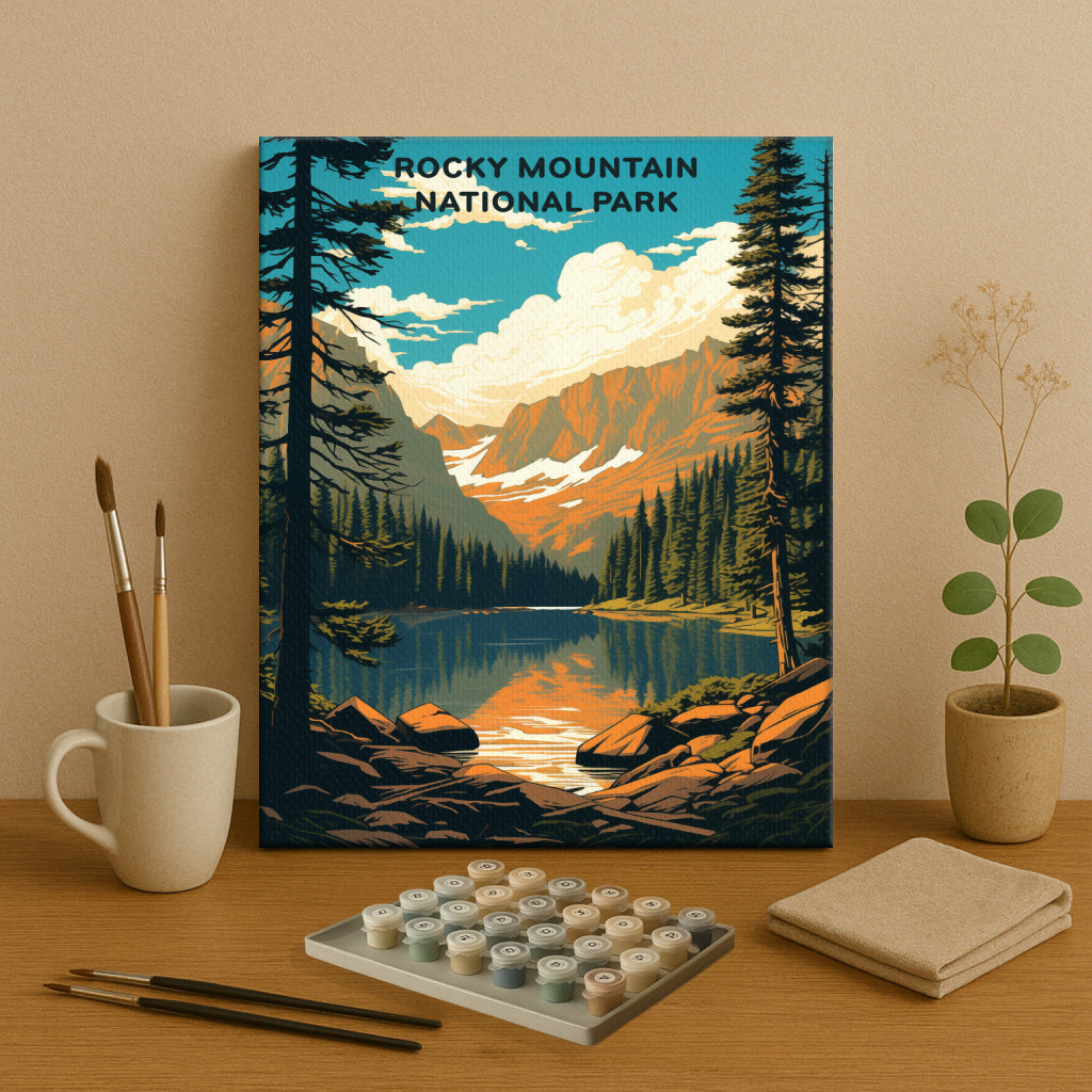 Rocky Mountain National Park (Original Edition) | Paint by Numbers Kit EasyArtJoy