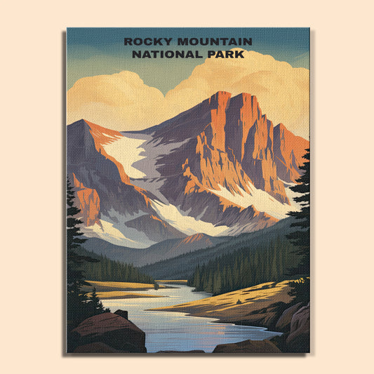 Rocky Mountain National Park | Paint by Numbers Kit EasyArtJoy