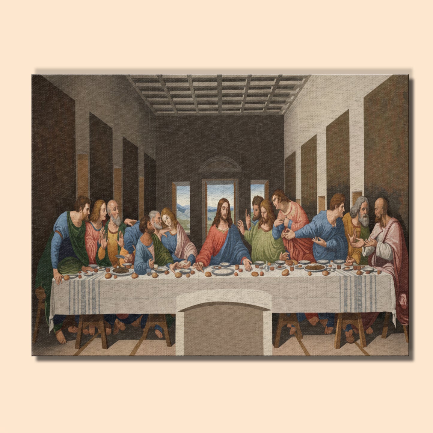 Sacred Evening Gathering | Paint by Numbers Kit EasyArtJoy