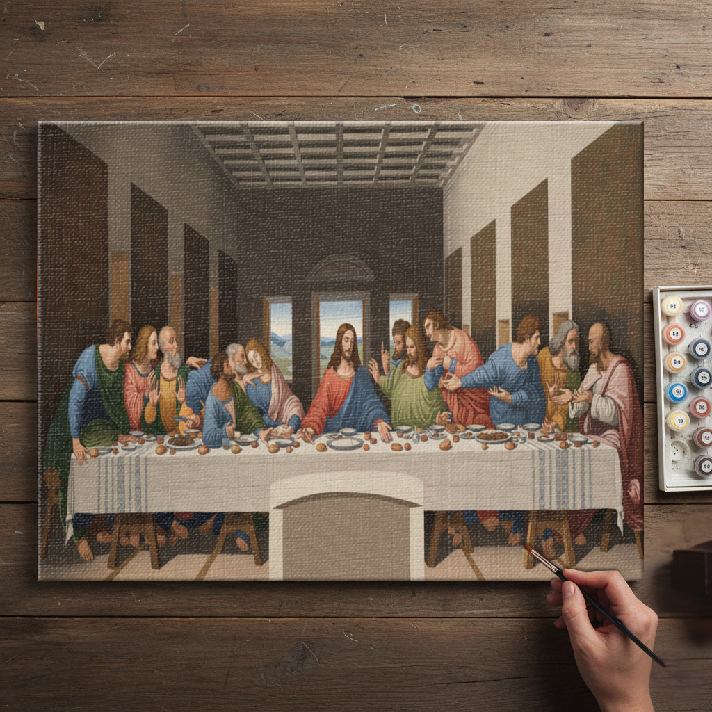 Sacred Evening Gathering | Paint by Numbers Kit EasyArtJoy