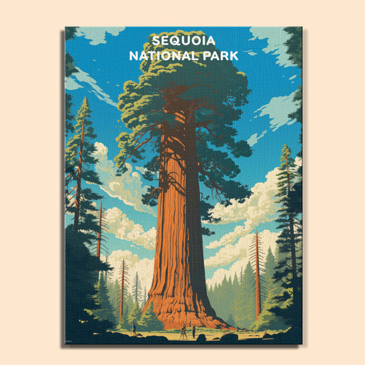 Sequoia National Park (Original Edition) | Paint by Numbers Kit EasyArtJoy