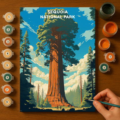 Sequoia National Park (Original Edition) | Paint by Numbers Kit EasyArtJoy