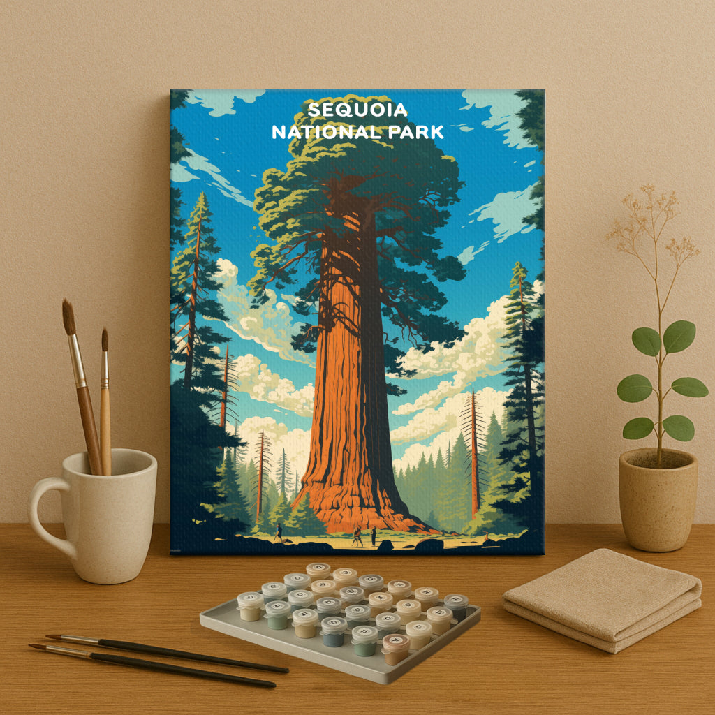 Sequoia National Park (Original Edition) | Paint by Numbers Kit EasyArtJoy