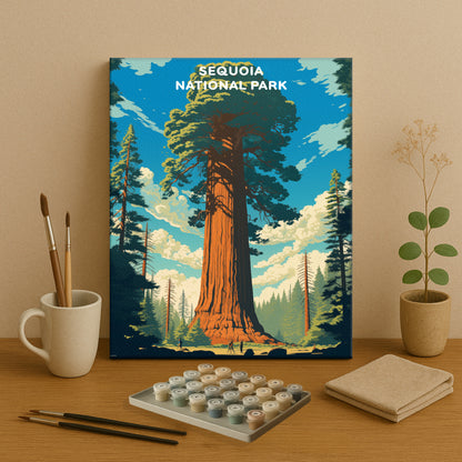 Sequoia National Park (Original Edition) | Paint by Numbers Kit EasyArtJoy